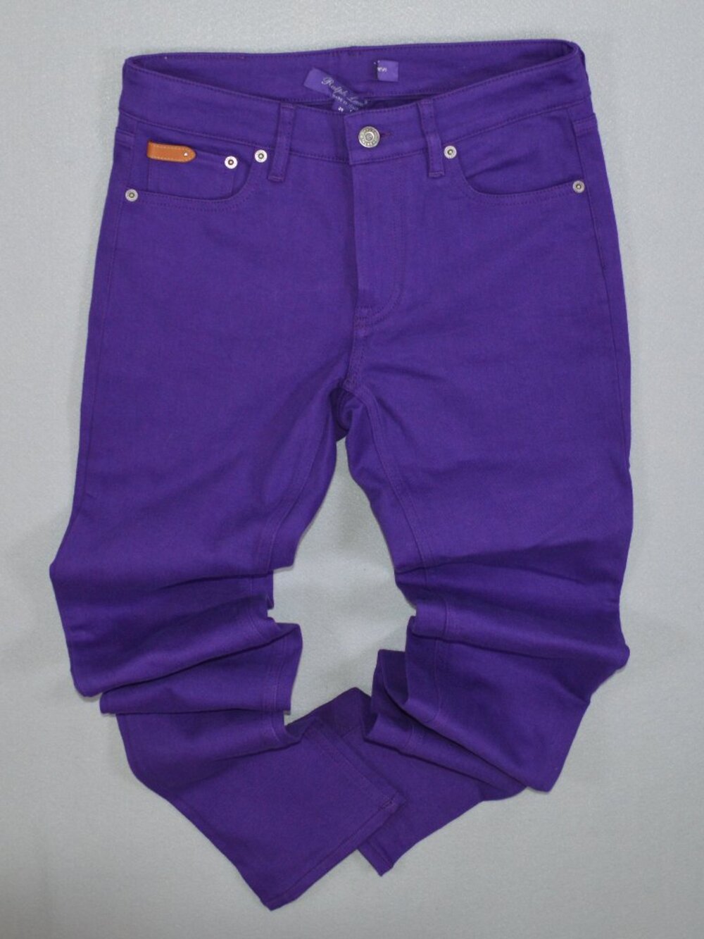 Ralph Lauren Made in Italy Purple Skinny Jeans Size 26 - Picture 7 of 16